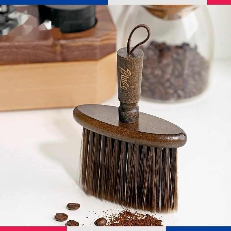 Wooden barista cleaning brush - photo 5