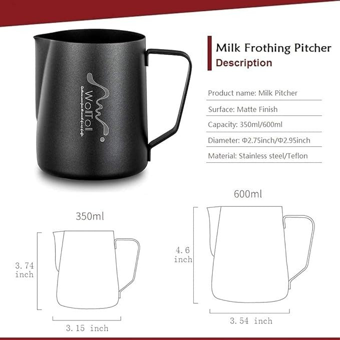 Stainless steel milk frothing pitcher - photo 6