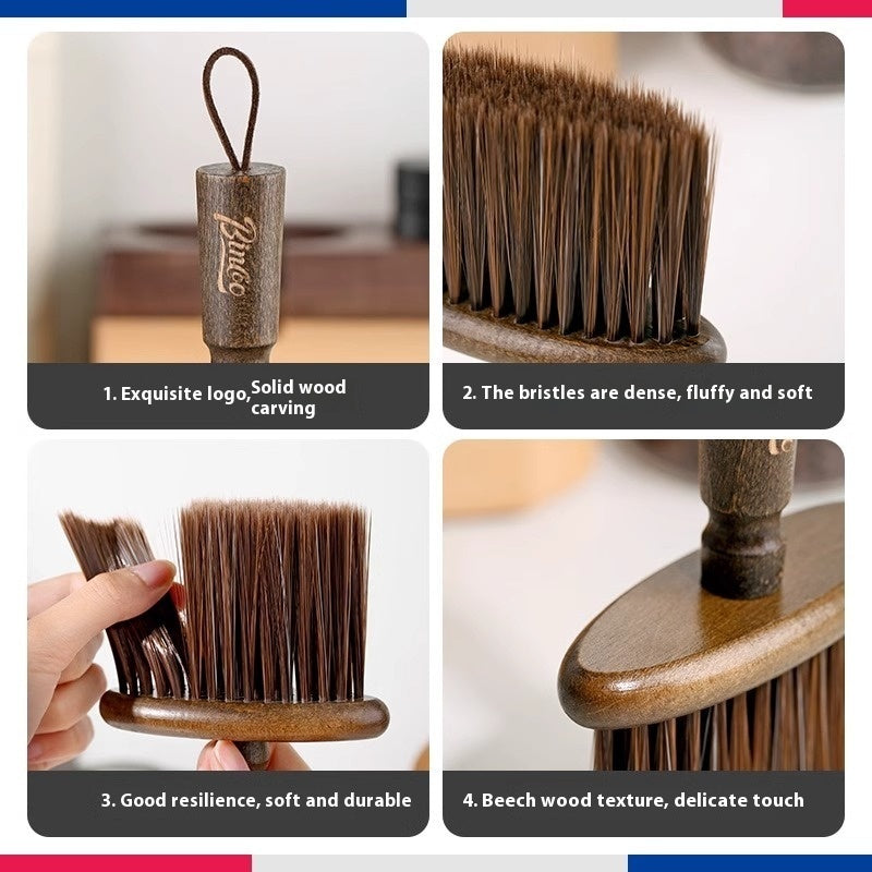 Wooden barista cleaning brush - photo 7